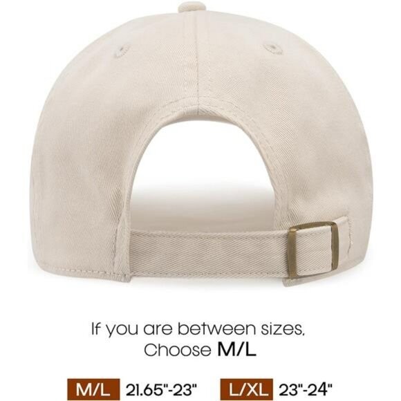 Vintage Unisex Washed Cotton Baseball Cap Adjustable Dad Hat Ponytail Hole - Picture 3 of 8